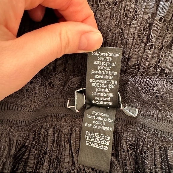 Victoria's Secret Black Lace Babydoll Chemise - Picture 10 of 11